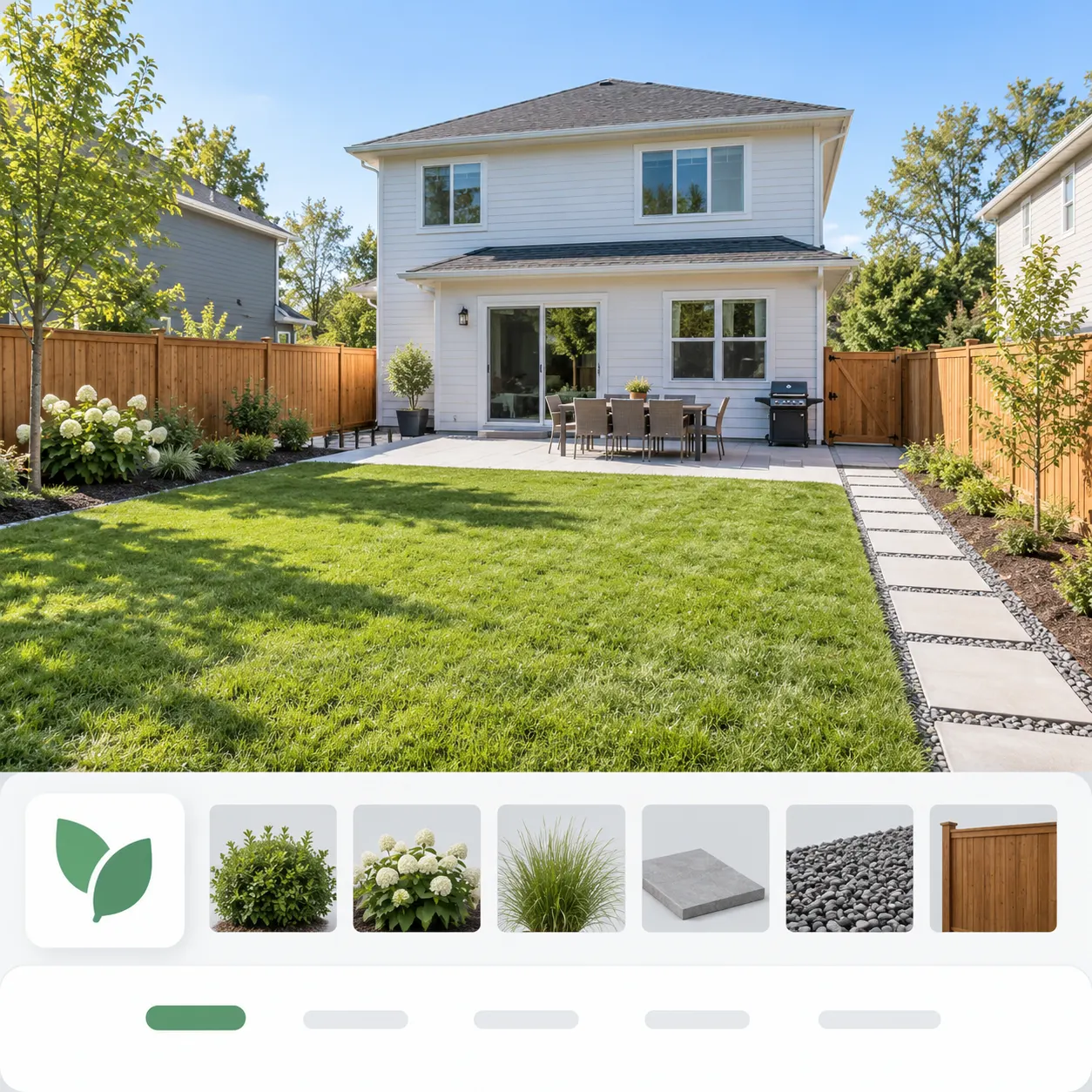 Step 1: Upload a photo of your yard