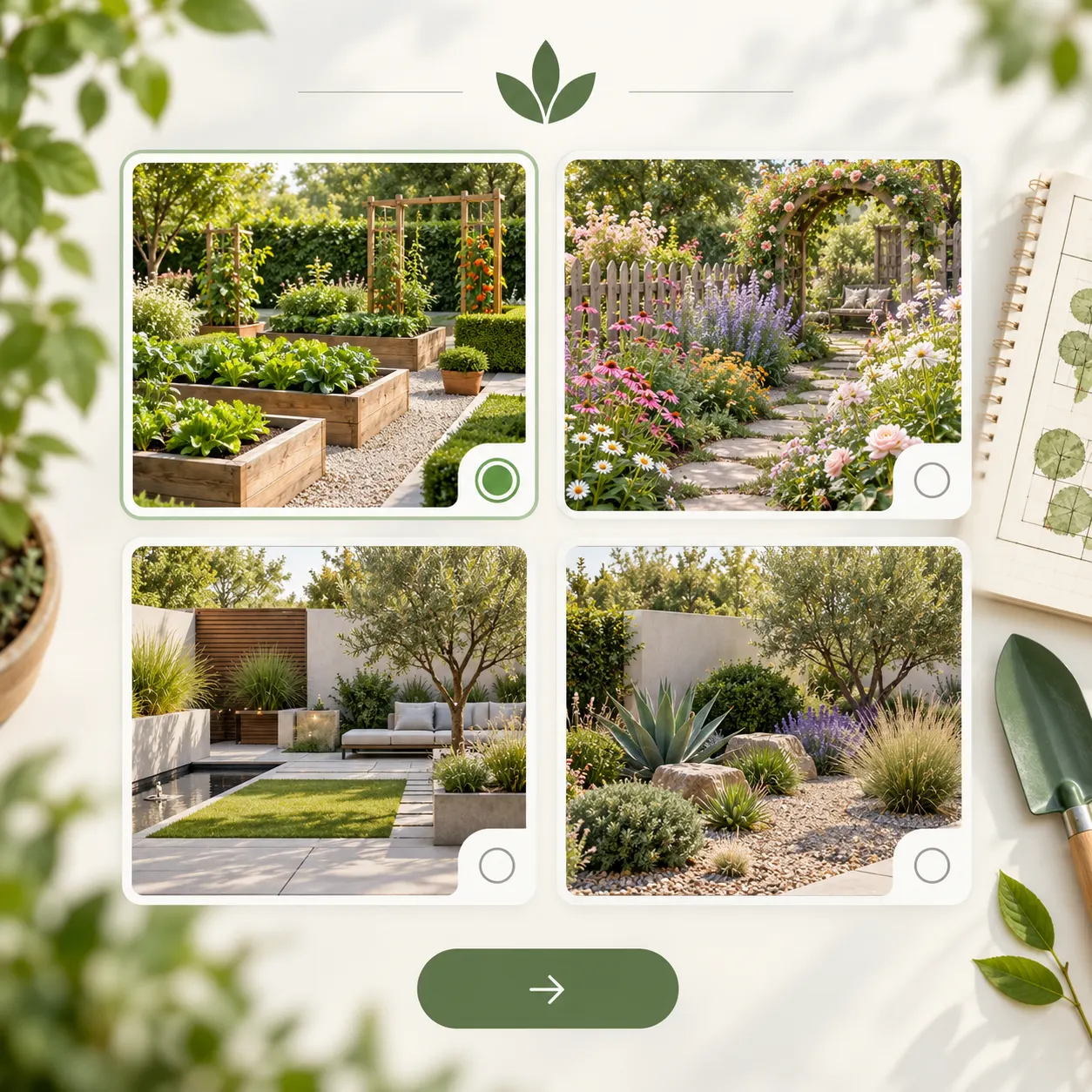 Step 2: Choose a garden direction