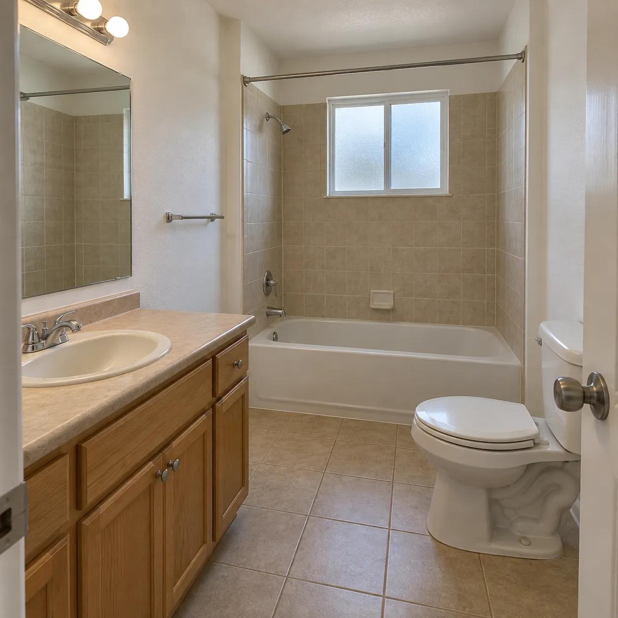 Input photo of the bathroom before the remodel