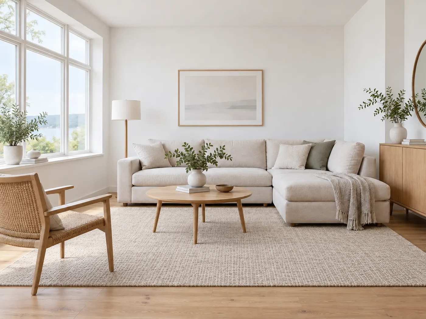 Neutral rug visualizer — after