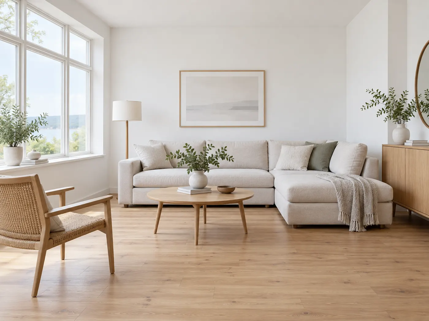 Neutral rug visualizer — before