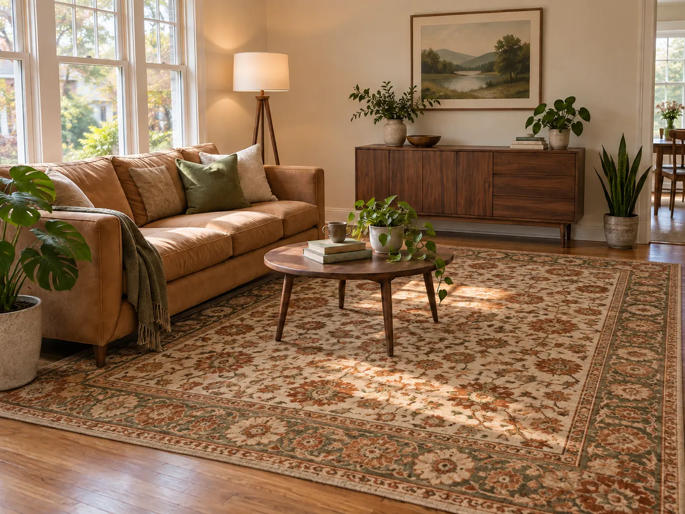 Patterned rug visualizer — after