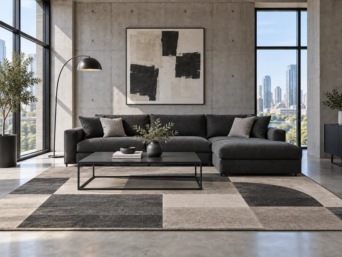 Modern geometric pattern — after