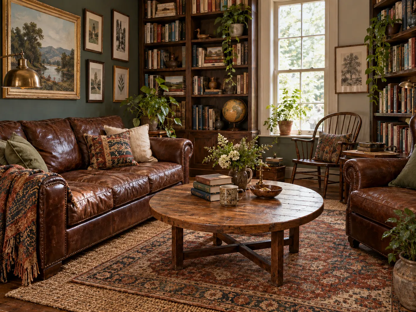 Layered vintage style — after