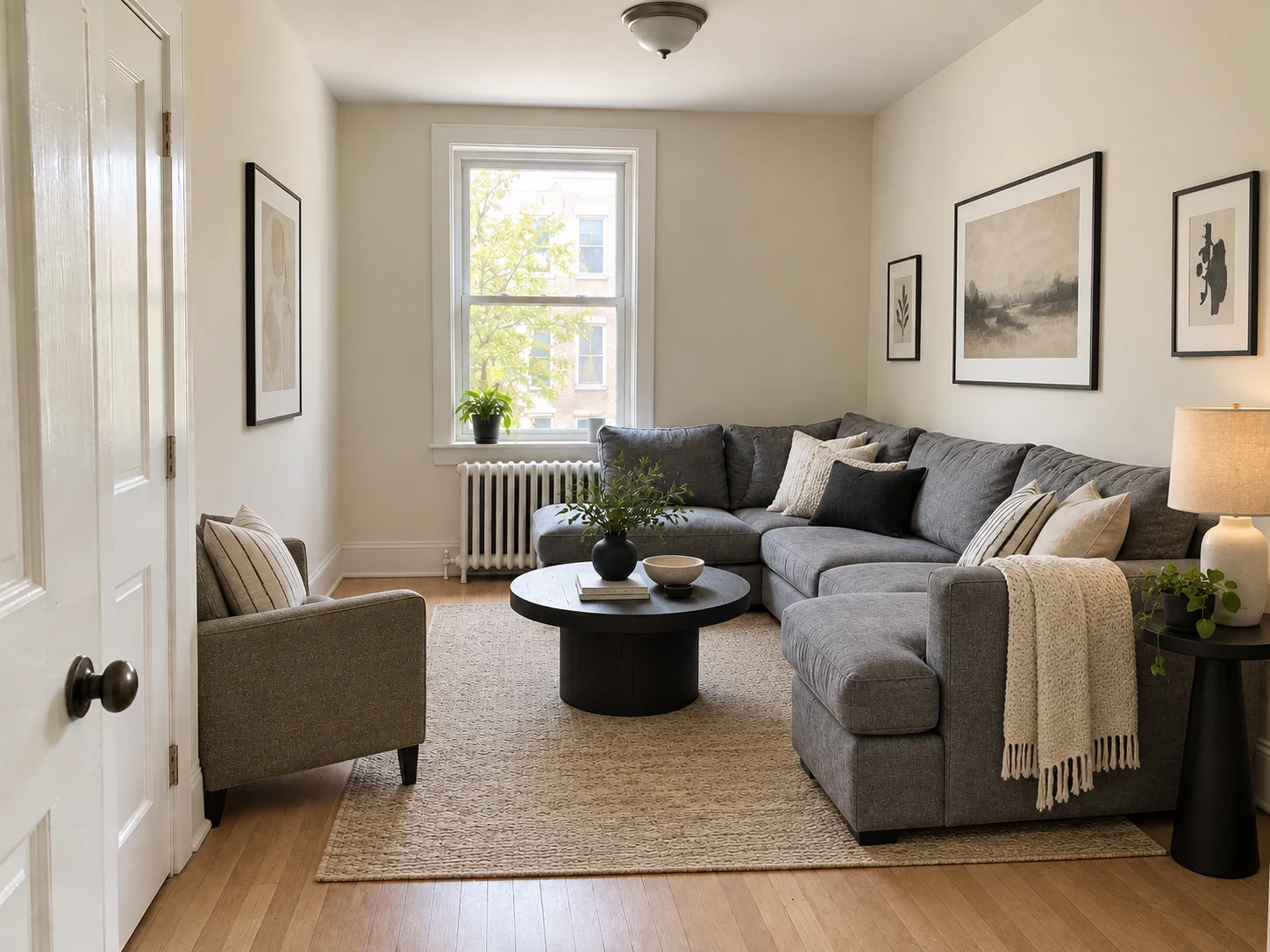 Moveable sofa reset