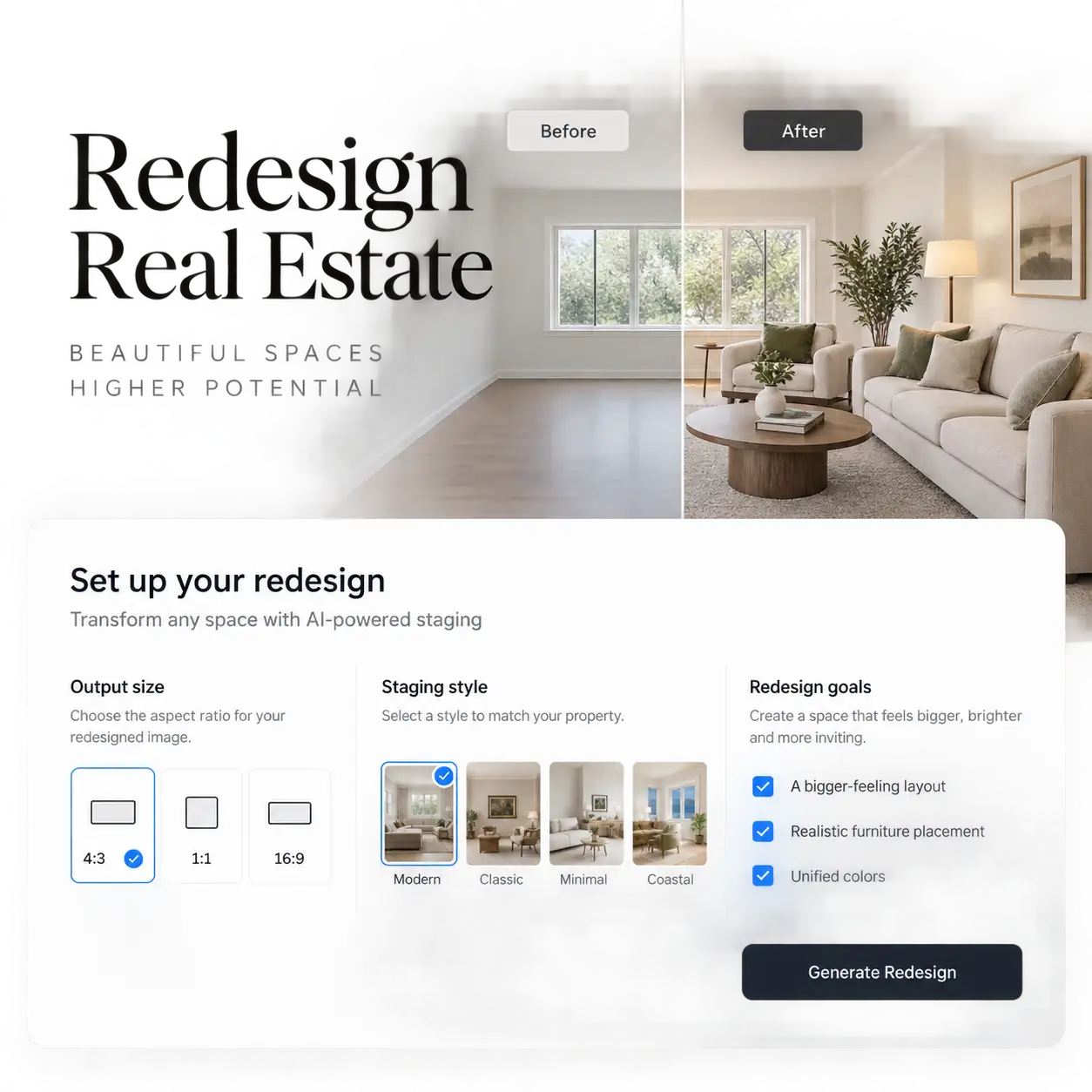 Step 2: Set up your virtual house staging